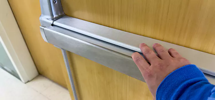 Installing a Push Bar on a Door Palm Beach Gardens